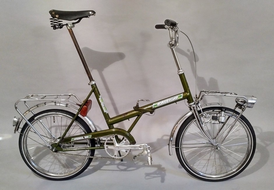 raleigh stowaway folding bike