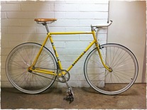 Retro Yellow Peugeot