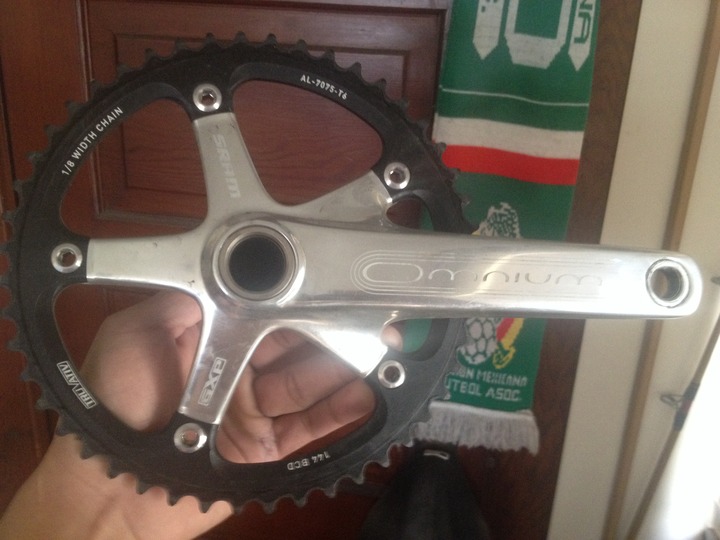 silver omnium crankset