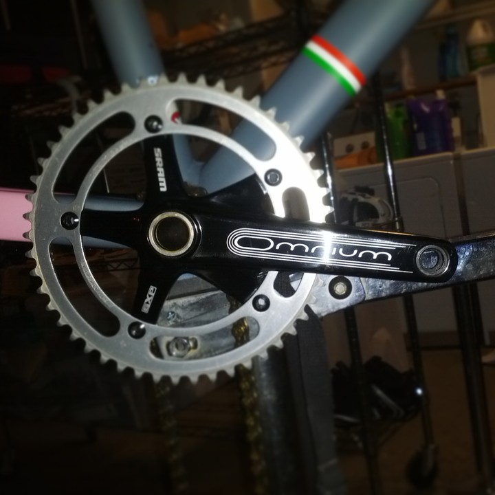 silver omnium crankset